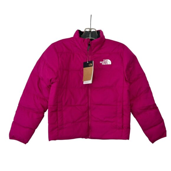 The North Face Teen Reversible North Down Jacket-Fushia Pink-(M) 10 - Picture 1 of 7